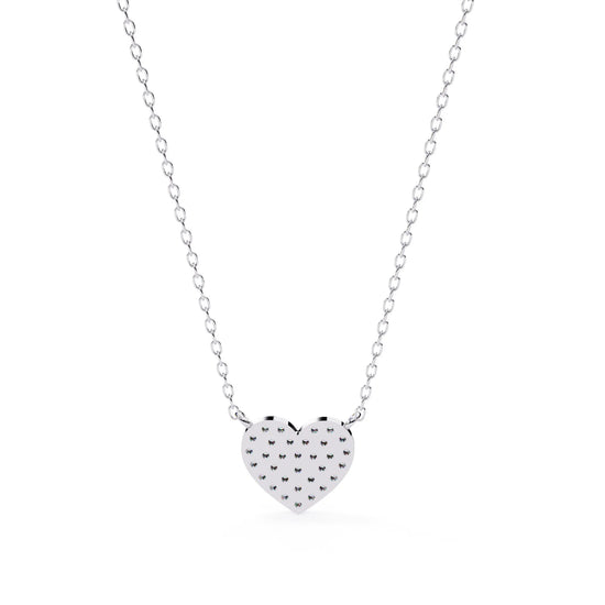 Love Glow Moissanite Heart Pendant