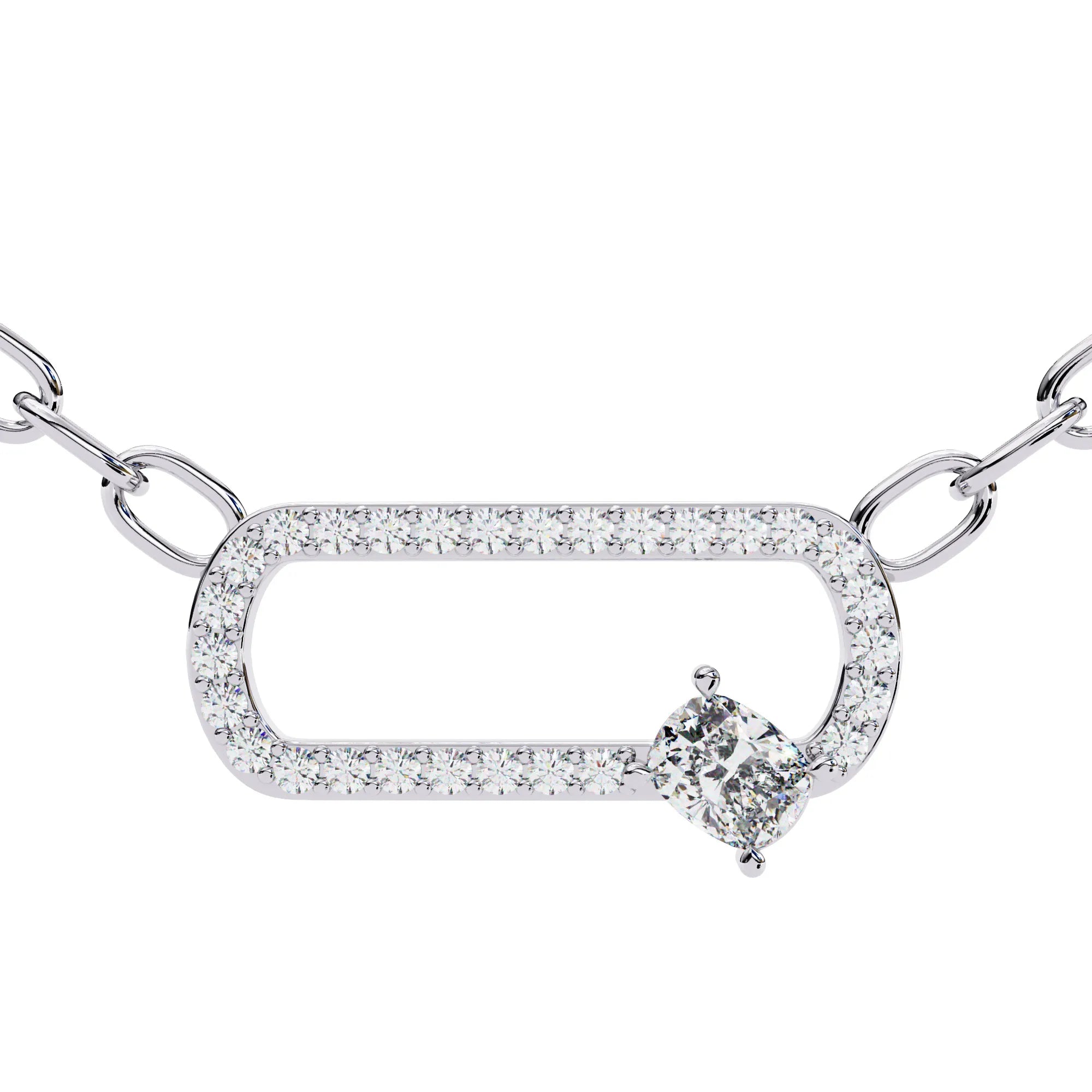 Modern Elegance Lab Diamond Pendant