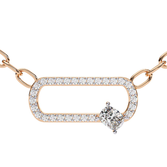 Modern Elegance Moissanite Pendant