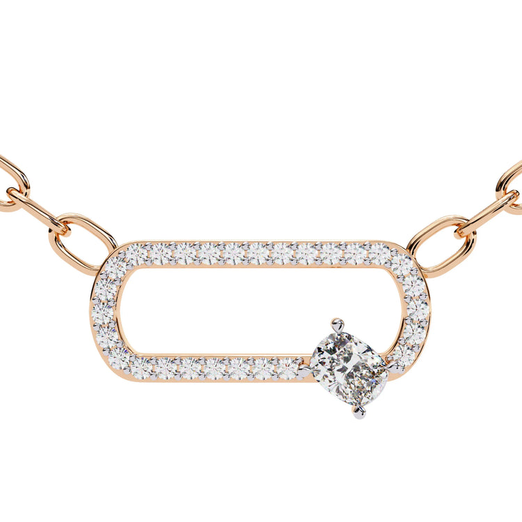Modern Elegance Moissanite Pendant