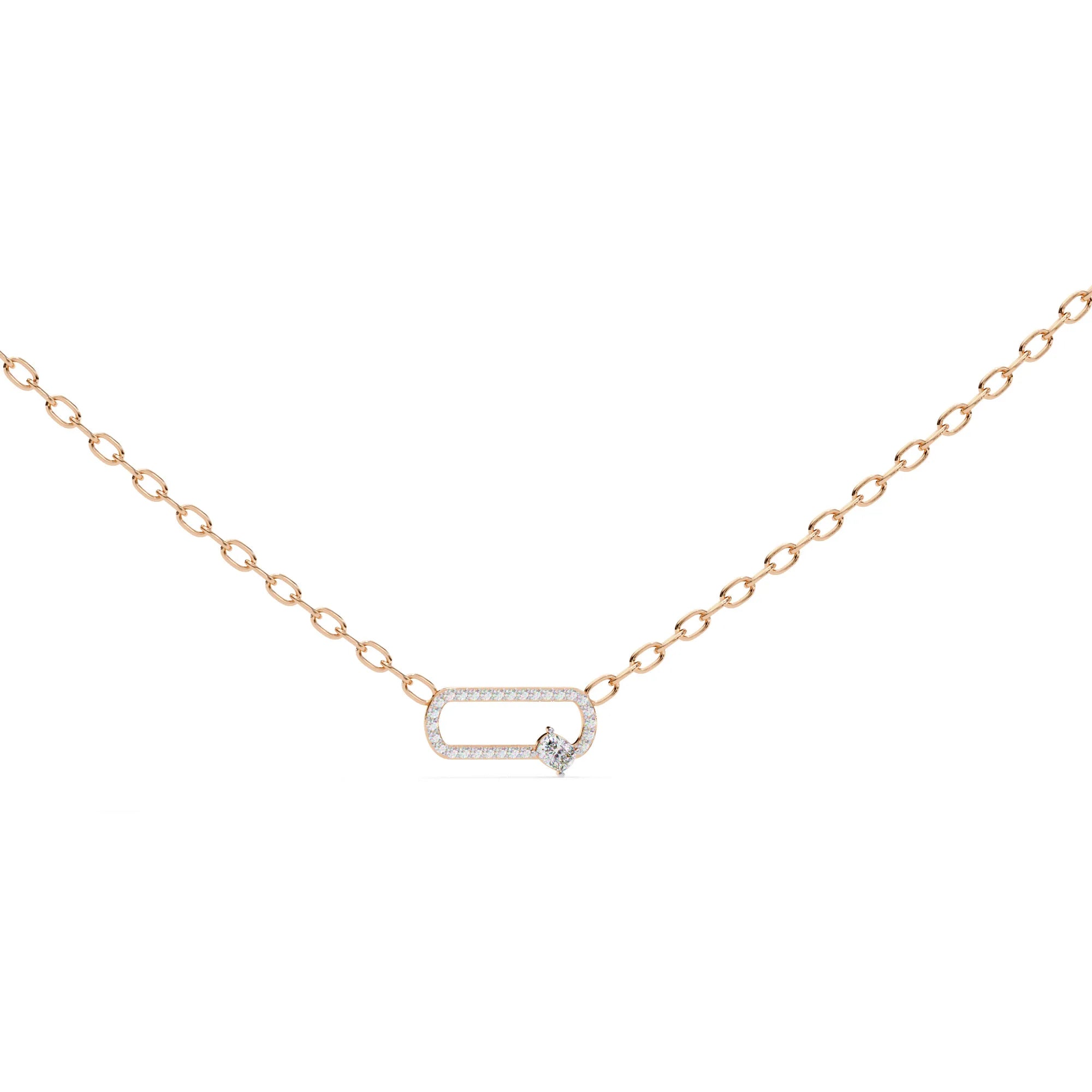 Modern Elegance Moissanite Pendant