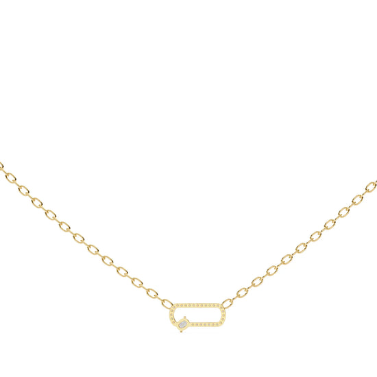 Modern Elegance Moissanite Pendant