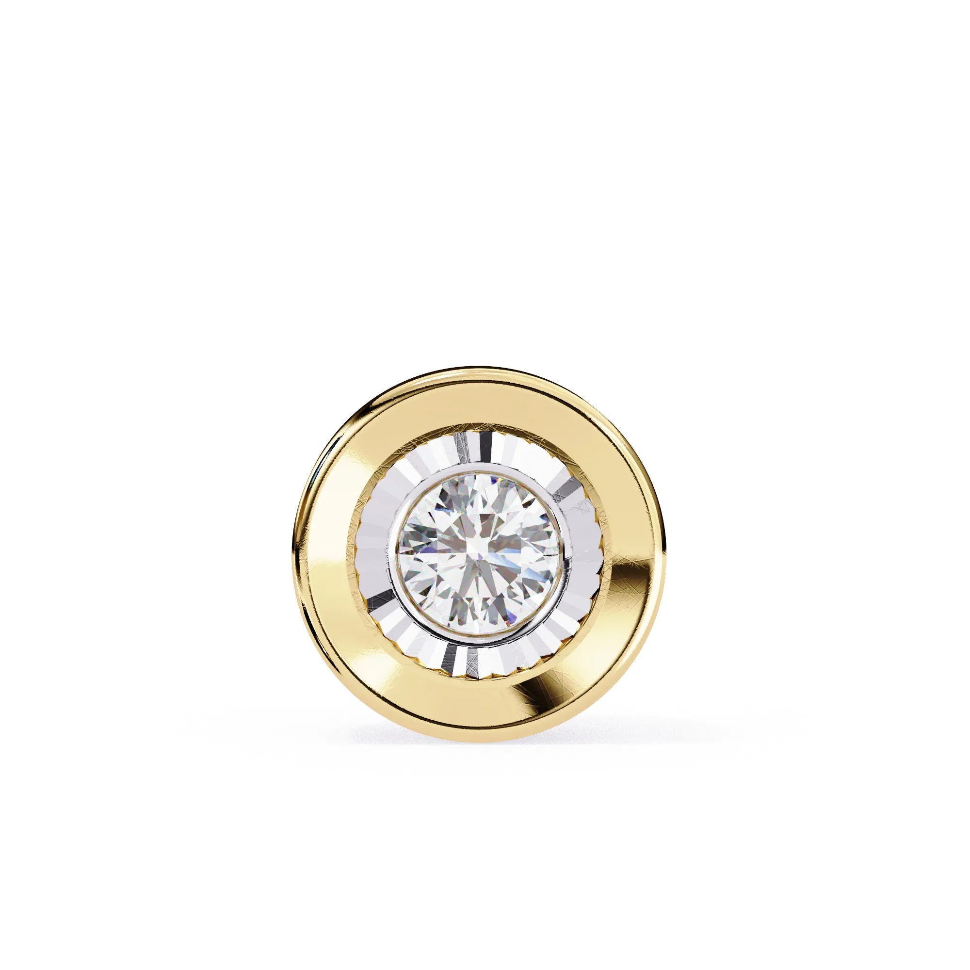 Round Cut Classic Moissanite Solitaire Pendant