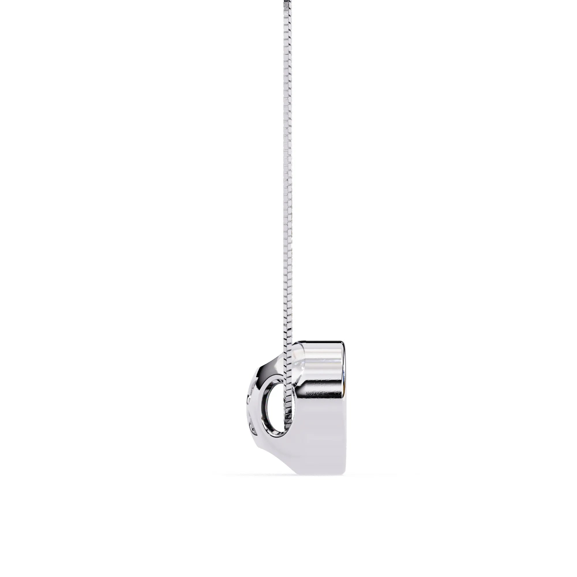 Round Cut Classic Lab Diamond Solitaire Pendant