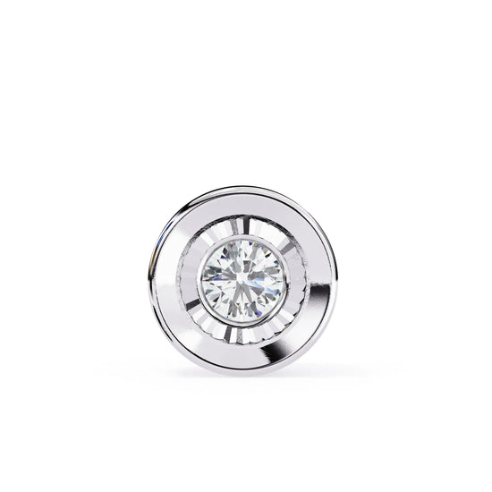 Round Cut Classic Moissanite Solitaire Pendant