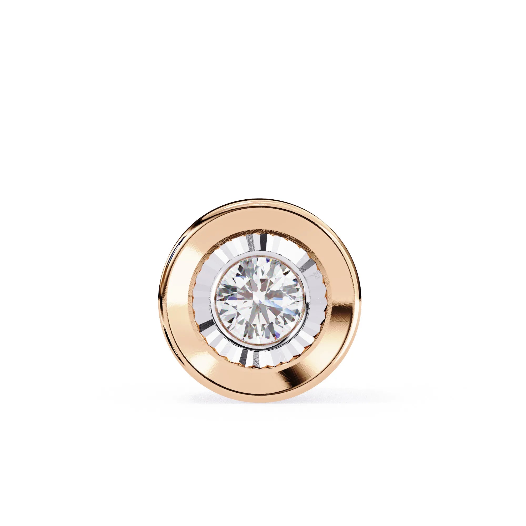 Round Cut Classic Moissanite Solitaire Pendant