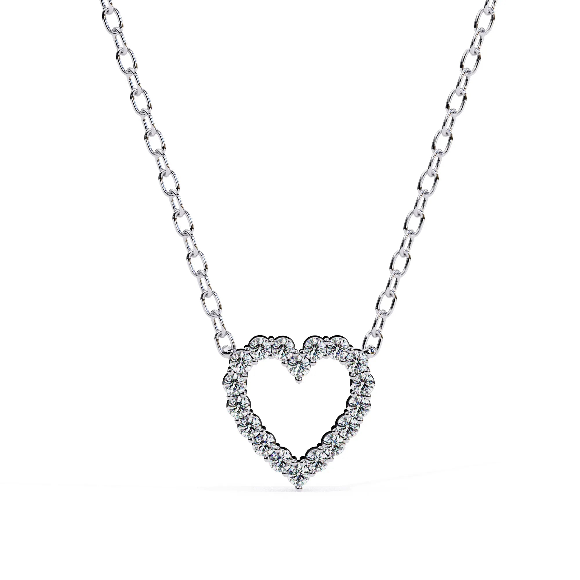 Heart Shape Lab Diamond Pendant