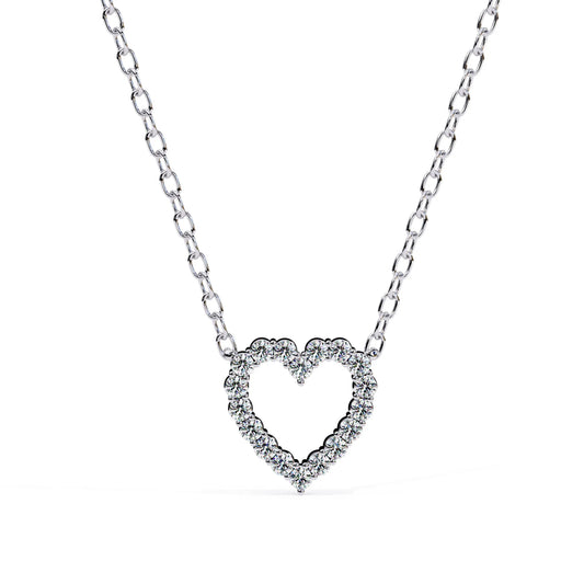 Heart Shape Lab Diamond Pendant
