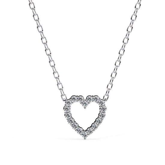 Heart Shape Lab Diamond Pendant