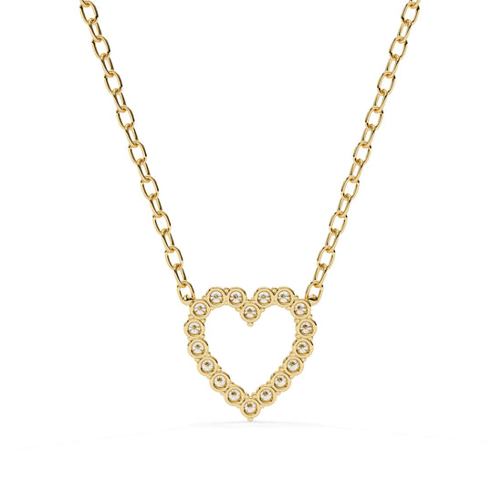 Heart Shape Lab Diamond Pendant