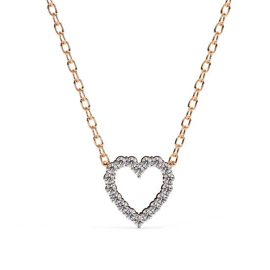 Heart Shape Lab Diamond Pendant