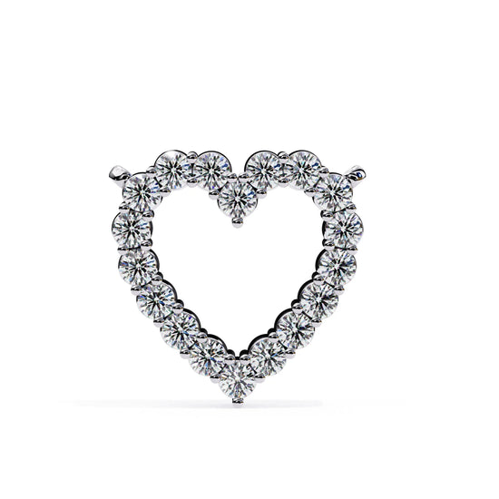 Heart Shape Lab Diamond Pendant