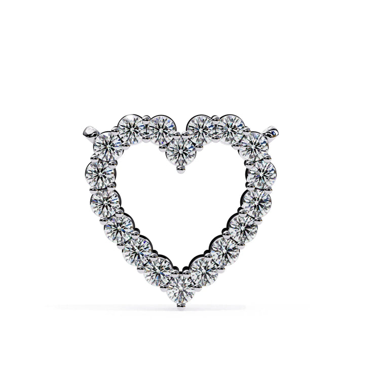 Heart Shape Lab Diamond Pendant
