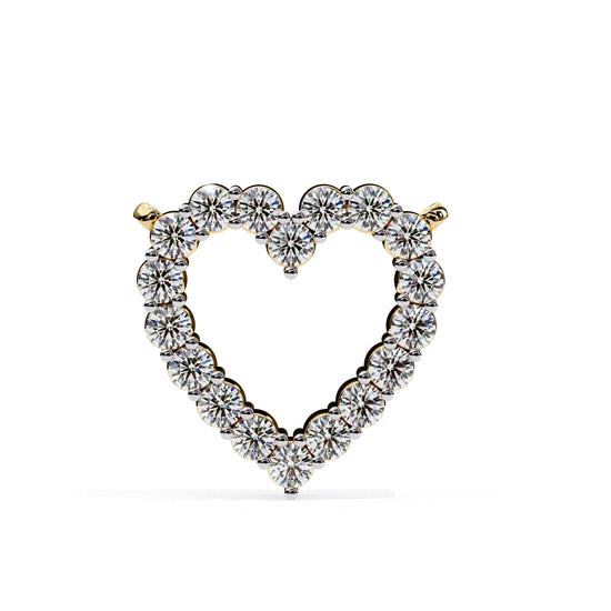 Heart Shape Lab Diamond Pendant