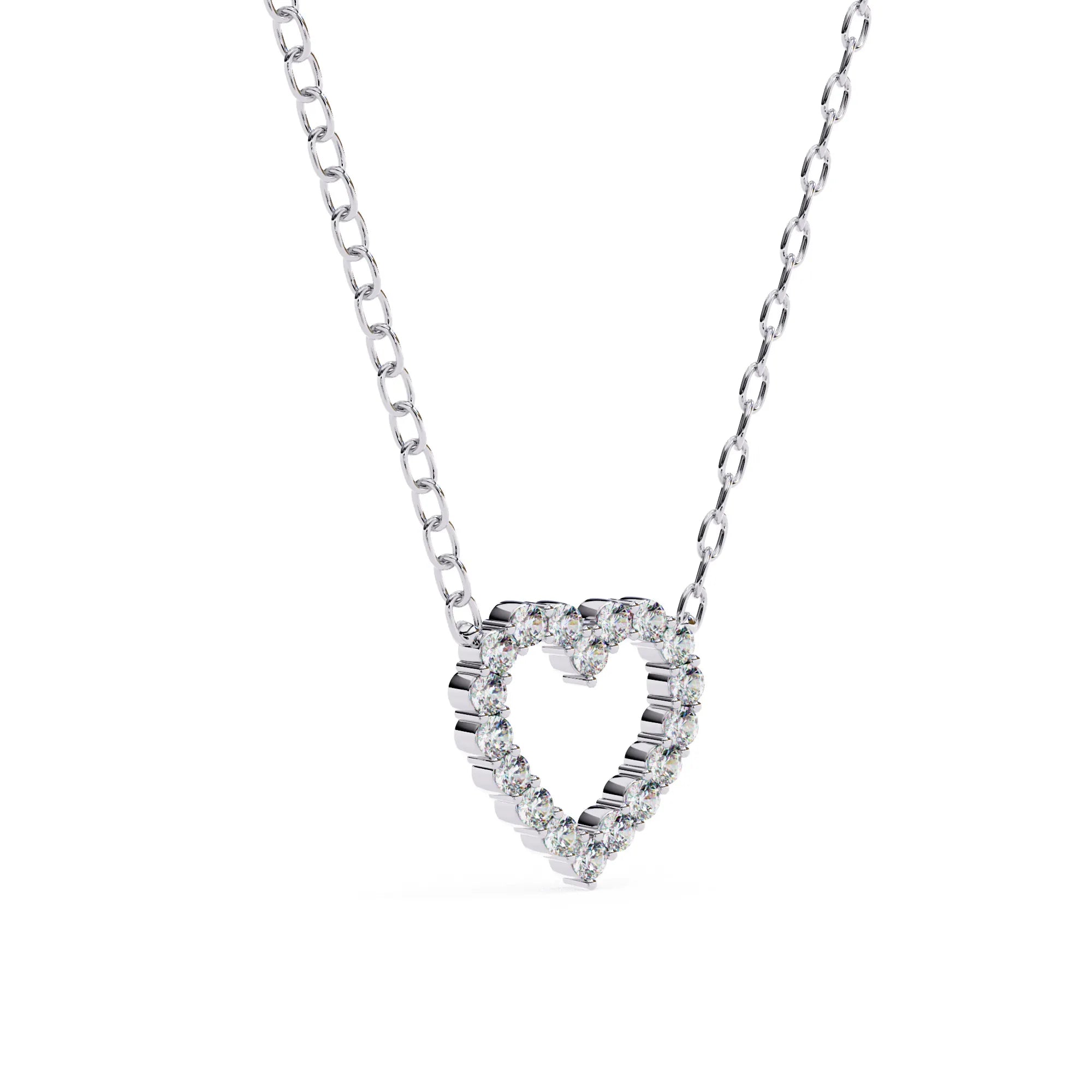 Heart Shape Lab Diamond Pendant