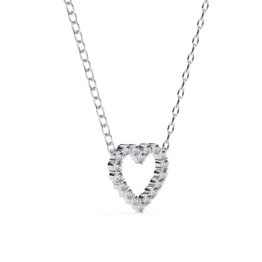 Heart Shape Lab Diamond Pendant