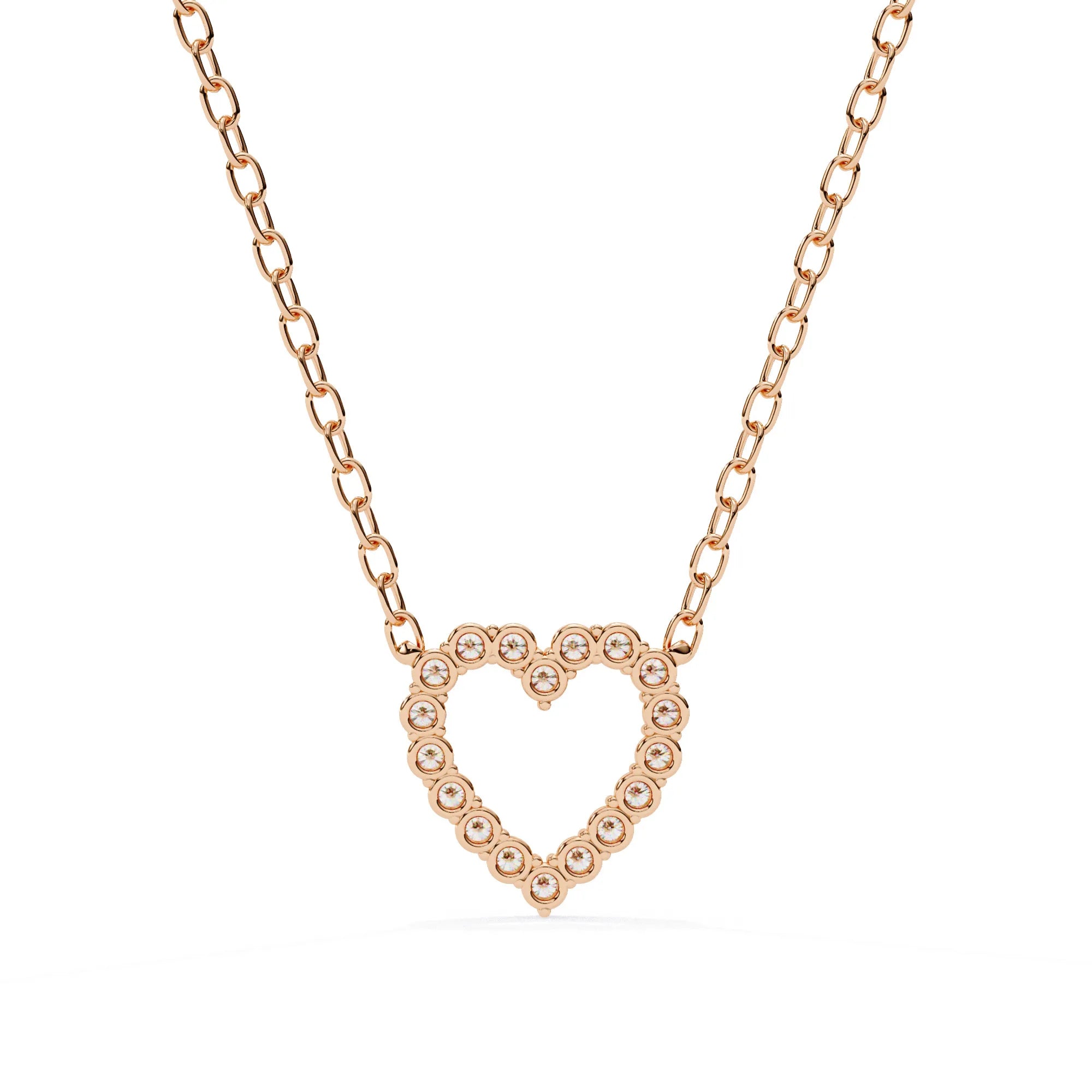 Heart Shape Lab Diamond Pendant