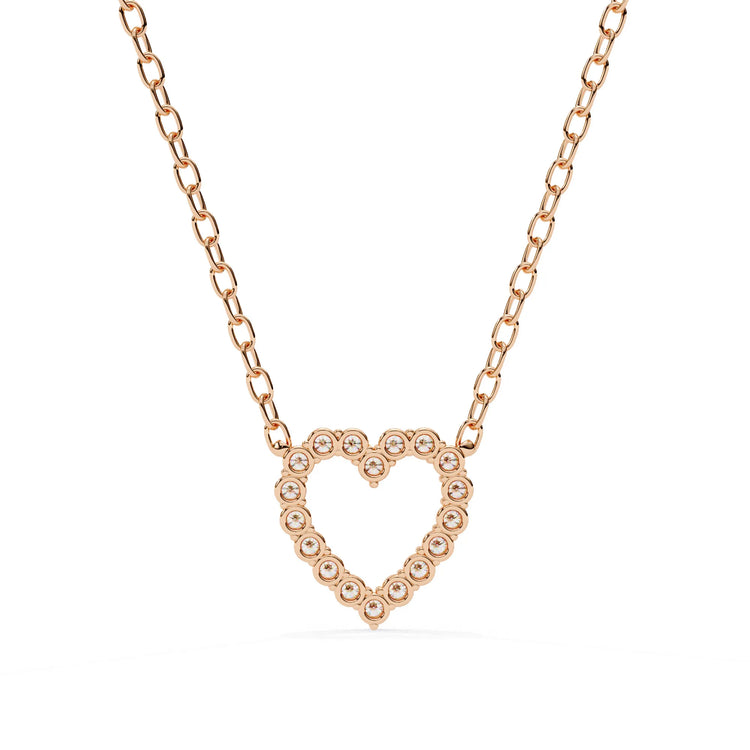 Heart Shape Lab Diamond Pendant