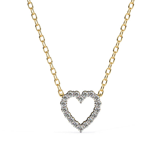 Heart Shape Lab Diamond Pendant
