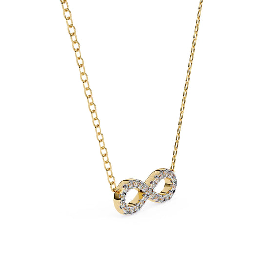 Lab Diamond Infinity Pendant