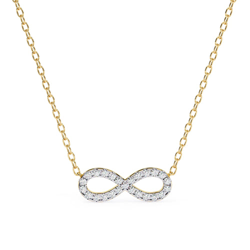 Lab Diamond Infinity Pendant
