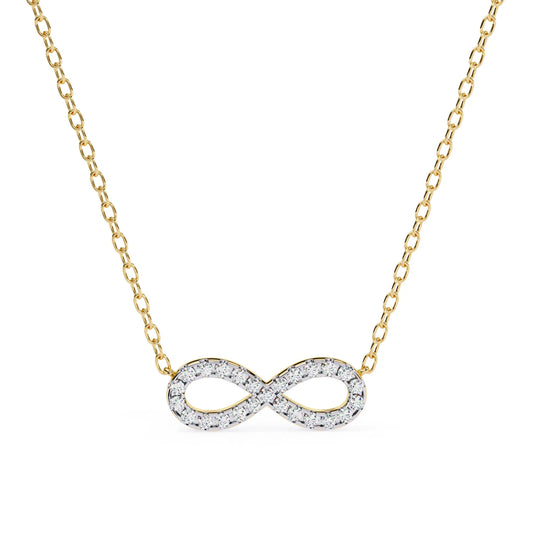 Lab Diamond Infinity Pendant