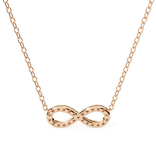 Lab Diamond Infinity Pendant