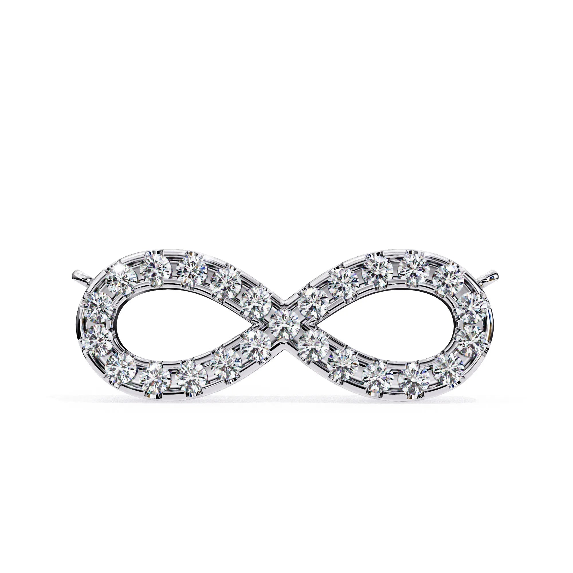 Lab Diamond Infinity Pendant