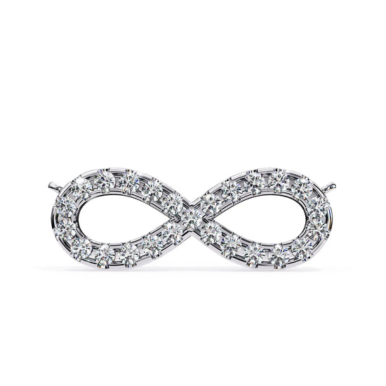 Lab Diamond Infinity Pendant