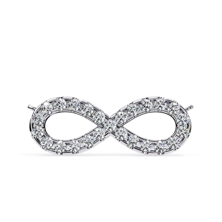 Lab Diamond Infinity Pendant