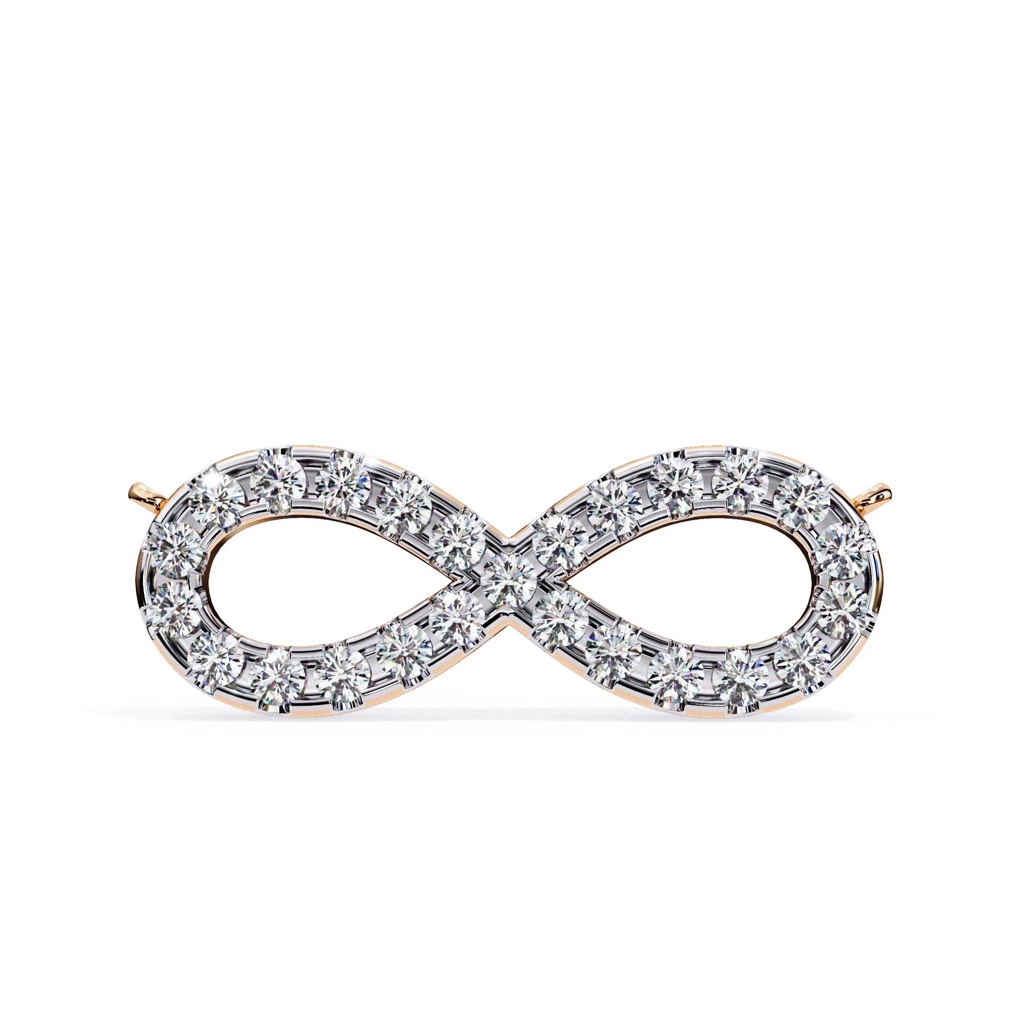 Lab Diamond Infinity Pendant