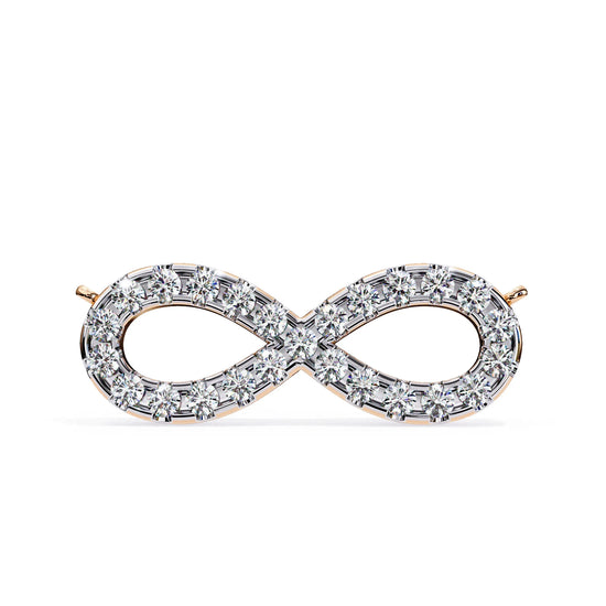 Lab Diamond Infinity Pendant