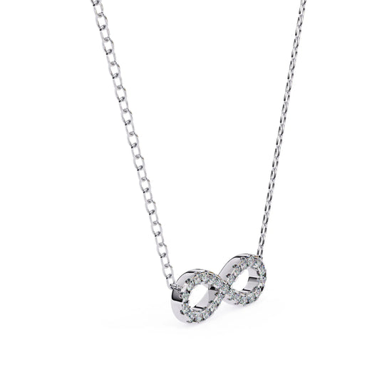 Lab Diamond Infinity Pendant