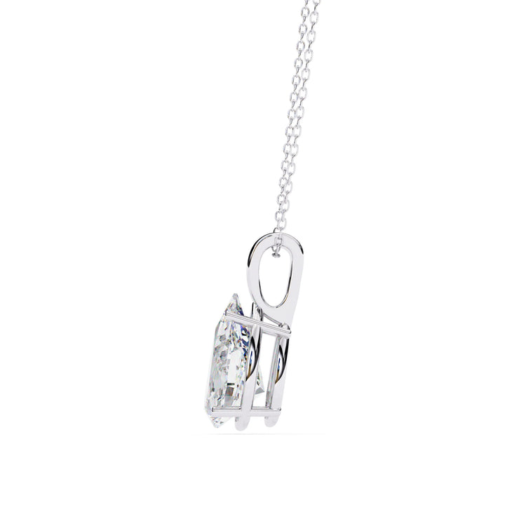 Pear Shape 4 Prong Moissanite Pendant
