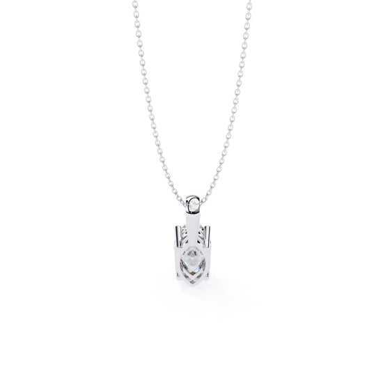 Marquise Lab Diamond 4 Prong Pendant