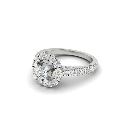 Halo Engagement Ring | LJ-LR10486A