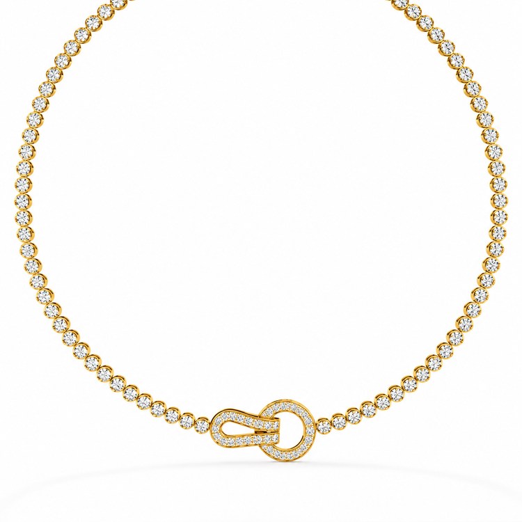 Luxe Loop Lab Diamond Necklace
