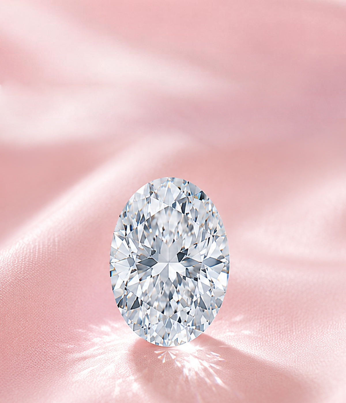 Oval Shaped Lab Grown Engagement Rings