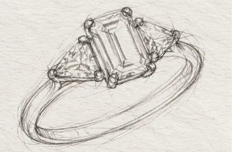 Custom Jewelry inspiration Drawing