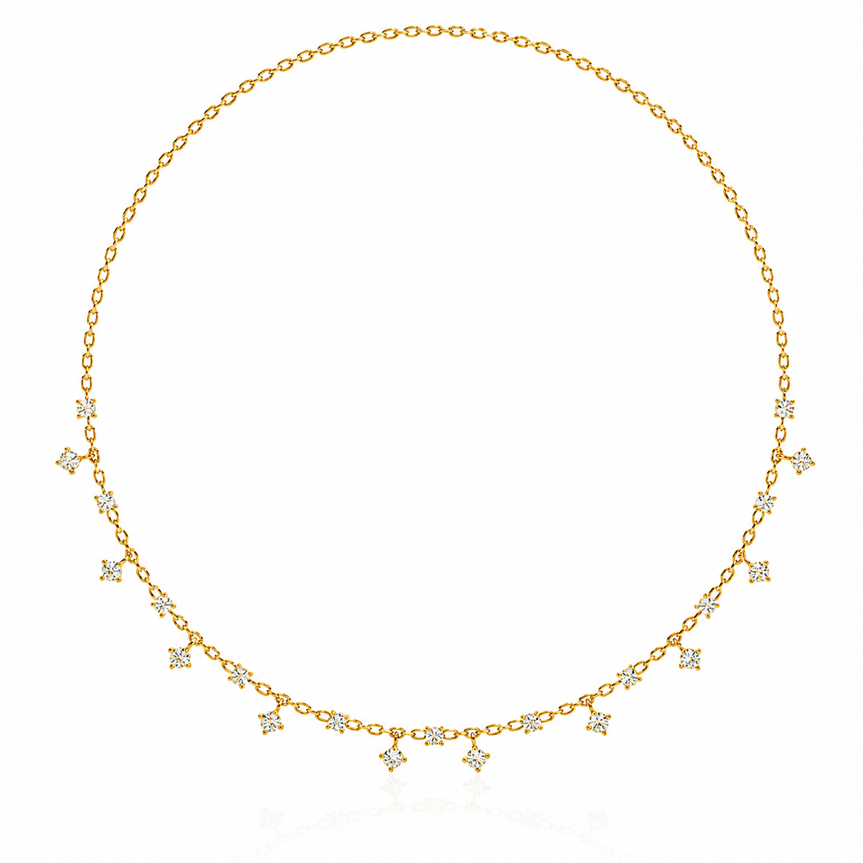 Twilight Dazzle Lab Diamond Necklace