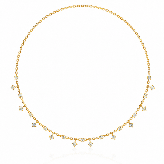 Twilight Dazzle Lab Diamond Necklace