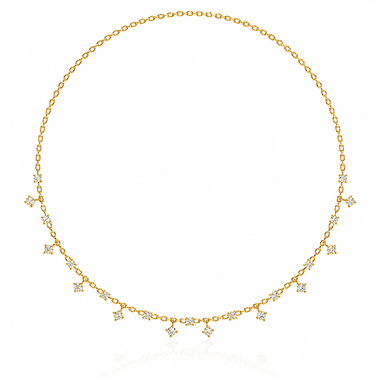 Twilight Dazzle Lab Diamond Necklace