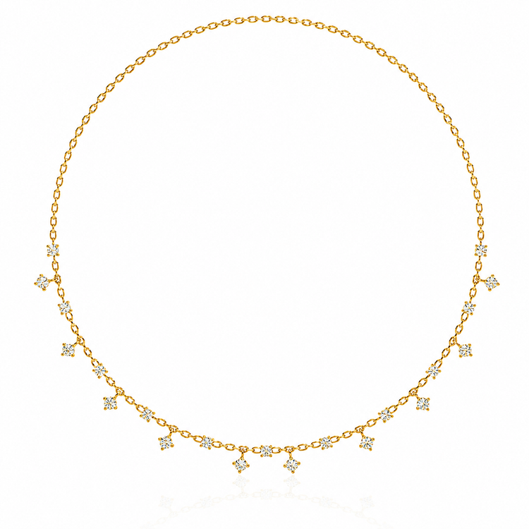 Twilight Dazzle Lab Diamond Necklace
