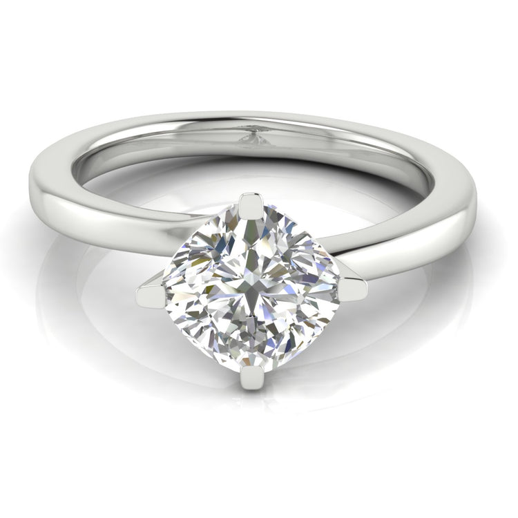 Bypass Cushion Cut  Engagement Ring | Moissanite | Lab Grown Diamond