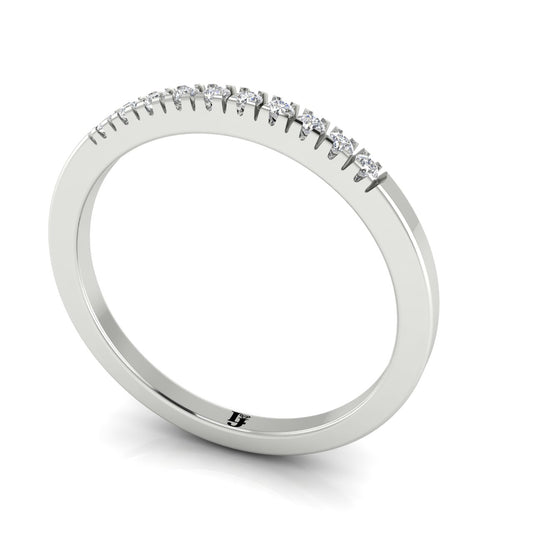 Half Eternity Wedding Ring | LJ-LR10259A