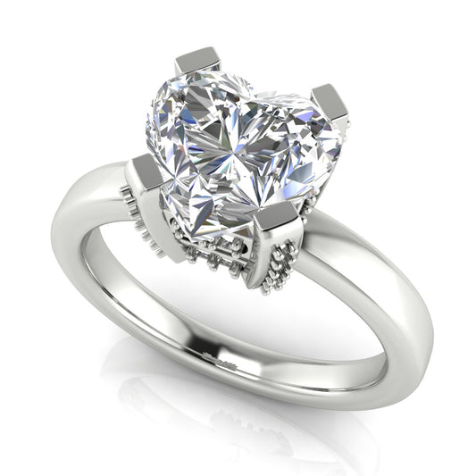 Heart Shaped Lab Diamond | Enagagement Rings