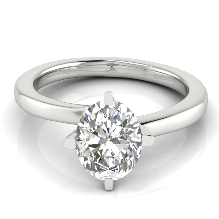 Bypass Oval  Engagement Ring | Moissanite | Lab Grown Diamond