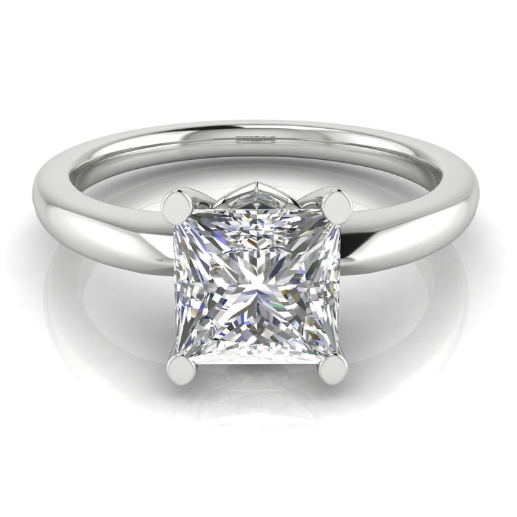 Modern Princess Cut  Engagement Ring | Moissanite | Lab Grown Diamond